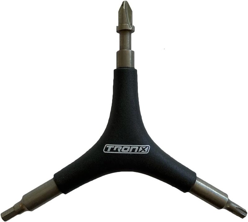 TronX Multi Pro Inline Roller Hockey Skate Tool - Rotate Wheels, Bearing Pusher and Extractor, Unscrew Helmets, Designed in USA - Image 1